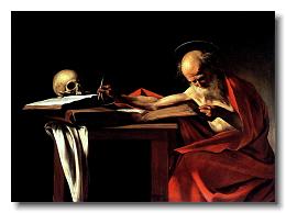 St. Jerome writing
